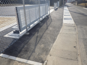 大野小学校大型バス乗入整備工事①