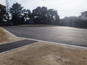 大野小学校大型バス乗入整備工事②